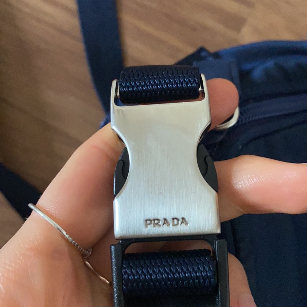 Blue prada fanny pack with authentication card! - Picture 3 of 16